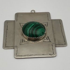 Native American sterling silver cross handmade